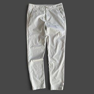 White cream Lululemon size 32 straight leg chino pants #chino #menswear #straigh